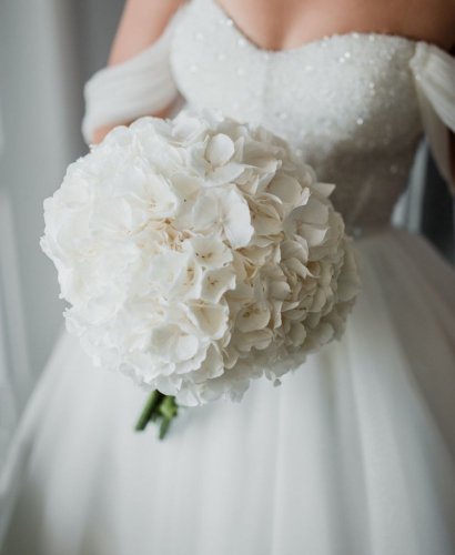 Svadobná kytica Hortenzia
