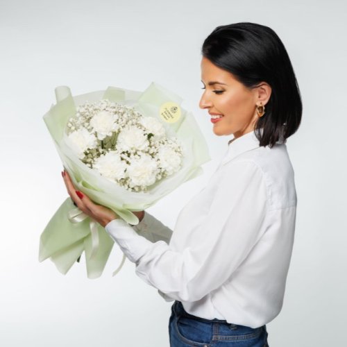 Kytica Fancy - biela