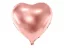 Fóliový balón - Srdce 45cm, ružový - Farba: Rose Gold, Plnenie balónov: Bez náplne