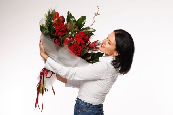 Luxusná vianočná kytica