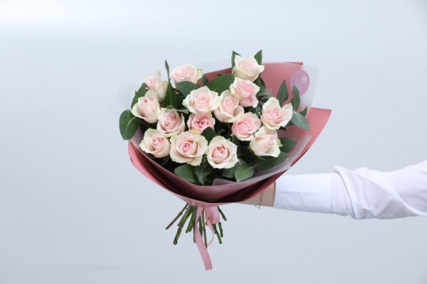 Kytica ružových ruží - Love me tender - Veľkosť: S