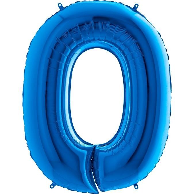 Fóliový balón číslo ''0'' - 102 cm