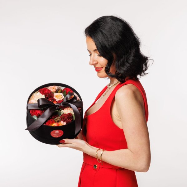 Kvetinový box - Endless love, black Kvetinový box - Endless love, black