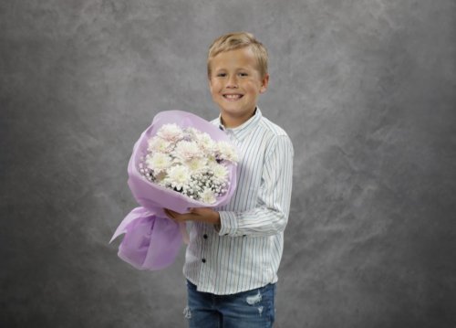 Jemná chryzantéma pre učiteľov