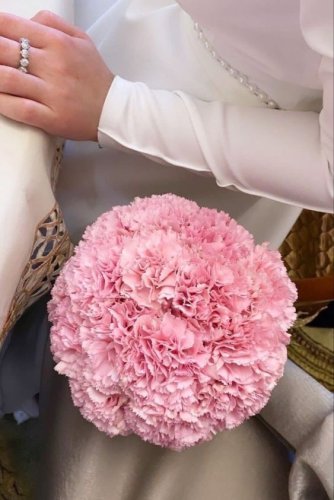 Svadobná kytica Ružový Karafiat