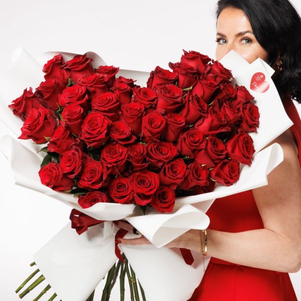 Romantická kytica ruží - MY HEART