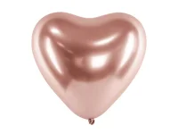 Lesklý balón Srdiečko - 30 cm