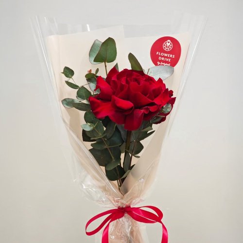 Korporátna kytica - francúzska ruža-RED