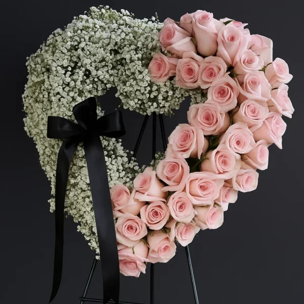 Exkluzívne smútočné SRDCE LÁSKY