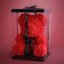 Luxury Rose Bear – red, XXL