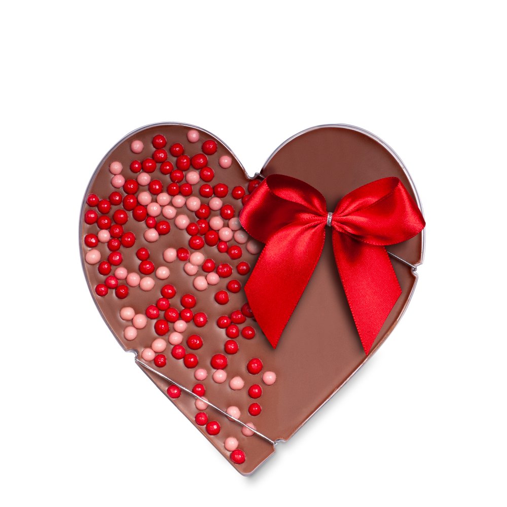 E-shop Mliečna čokoláda v tvare srdca