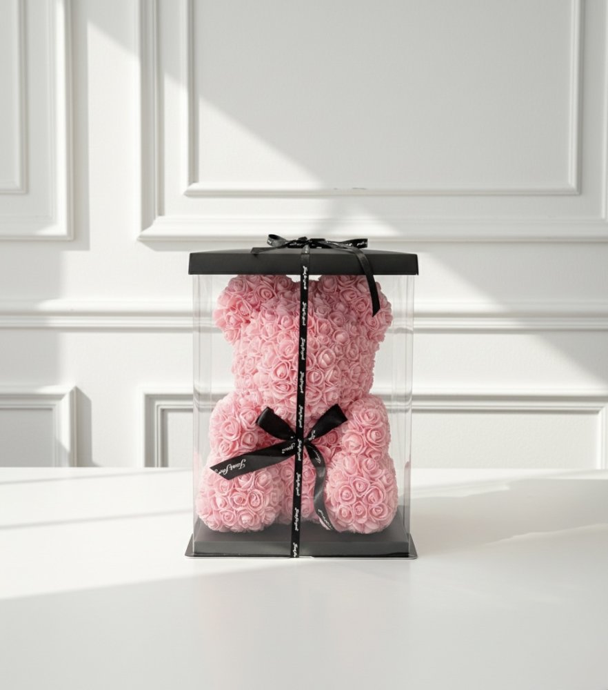 E-shop Luxury Rose Bear – pink M